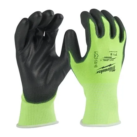 MILWAUKEE HI-VIS CUT LEVEL 1/A | M/8 [1 PAIR] - DISPLAY