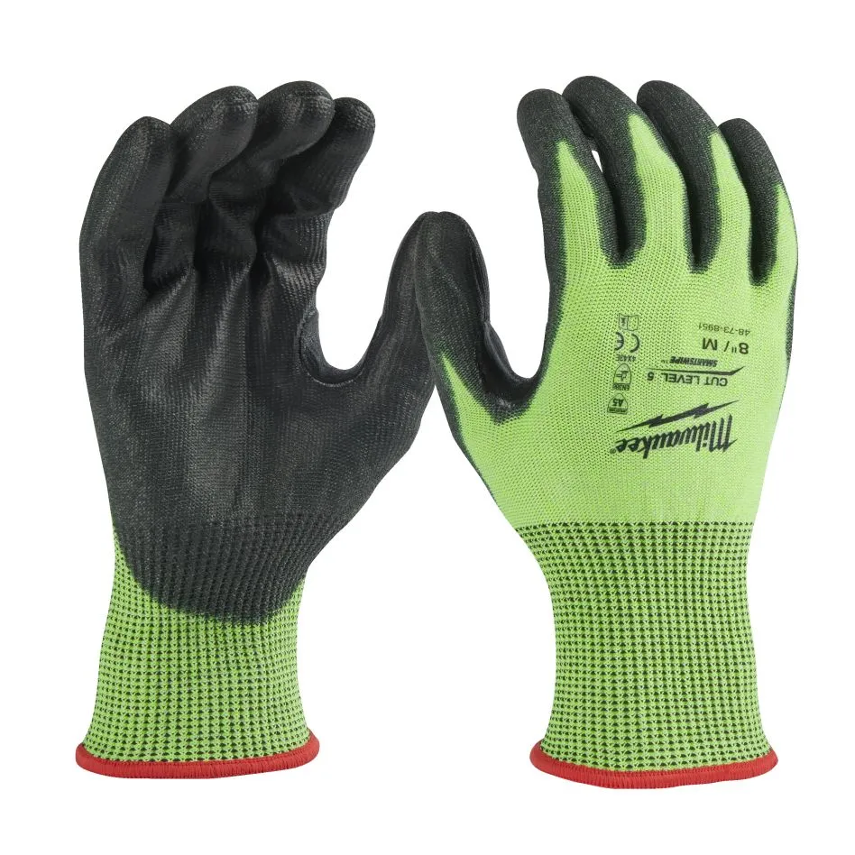 MILWAUKEE HI-VIS CUT LEVEL 5/E | 8/M [1PAIR] - DISPLAY