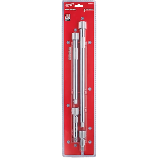 MILWAUKEE 1/2 DRIVE EXTENSION SET [4PCS SET] - DISPLAY