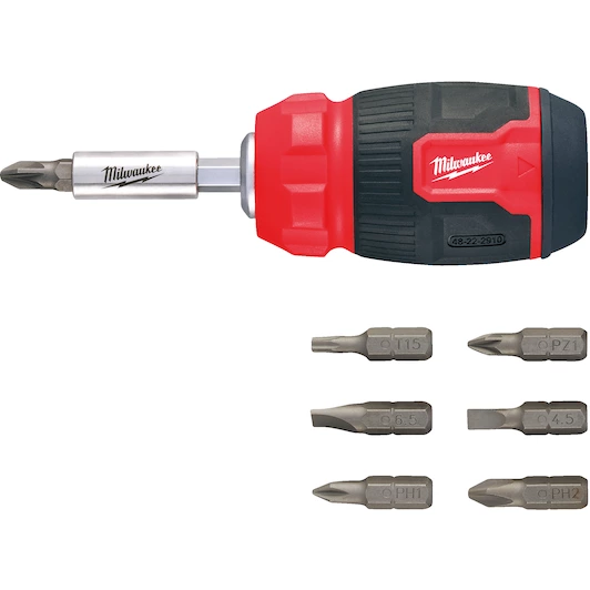 MILWAUKEE COMPACT MULTI-BIT SCREWDRIVER | 8 IN 1 - DISPLAY