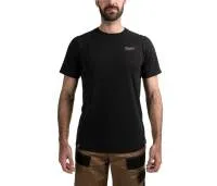 MILWAUKEE HYBRID T-SHIRT SHORT SLEEVE | BLACK, SMALL - DISPLAY