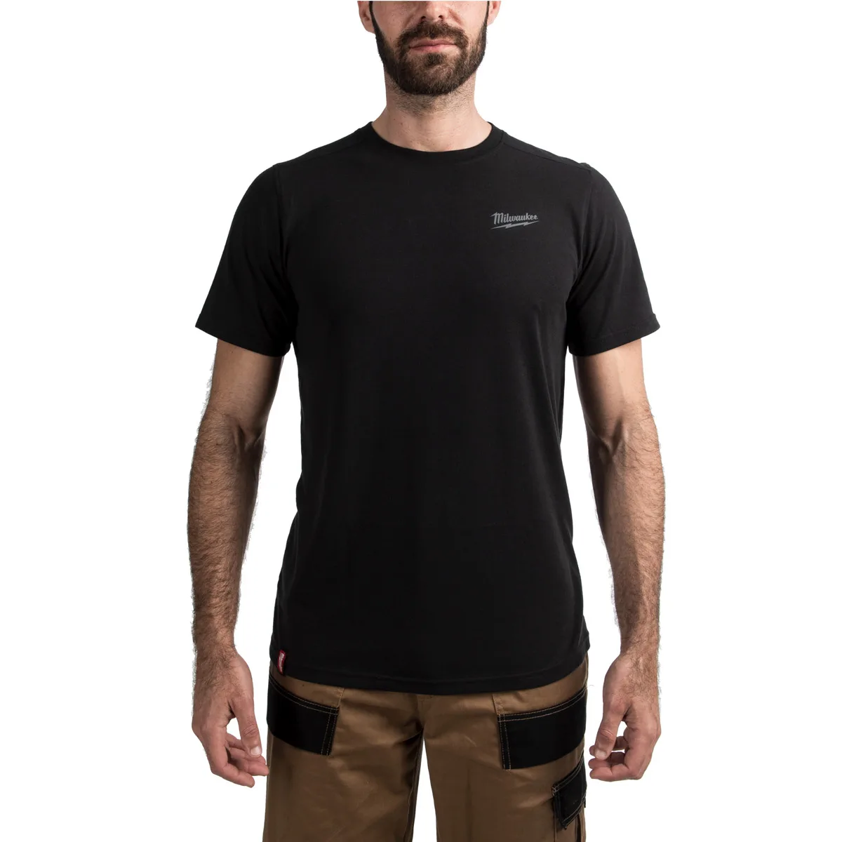 MILWAUKEE HYBRID T-SHIRT SHORT SLEEVE | BLACK, XXL - DISPLAY