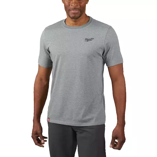 MILWAUKEE HYBRID T-SHIRT SHORT SLEEVE | GREY, SMALL - DISPLAY