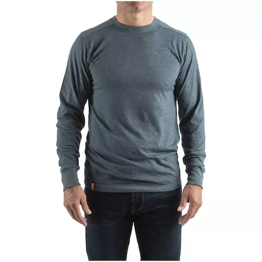 MILWAUKEE HYBRID T-SHIRT LONG SLEEVE | BLUE, SMALL - DISPLAY