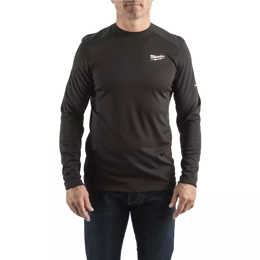 MILWAUKEE WARM WEATHER LONG SLEEVE SHIRT | BLACK, SMALL - DISPLAY