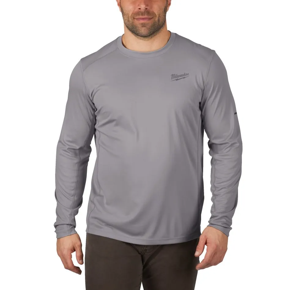 MILWAUKEE WARM WEATHER LONG SLEEVE SHIRT | GREY, MEDIUM - DISPLAY
