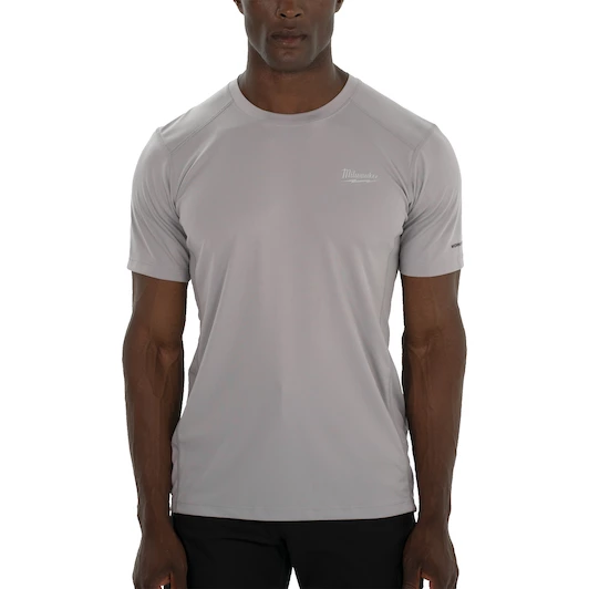 MILWAUKEE WARM WEATHER SHORT SLEEVE SHIRT | GREY, SMALL - DISPLAY